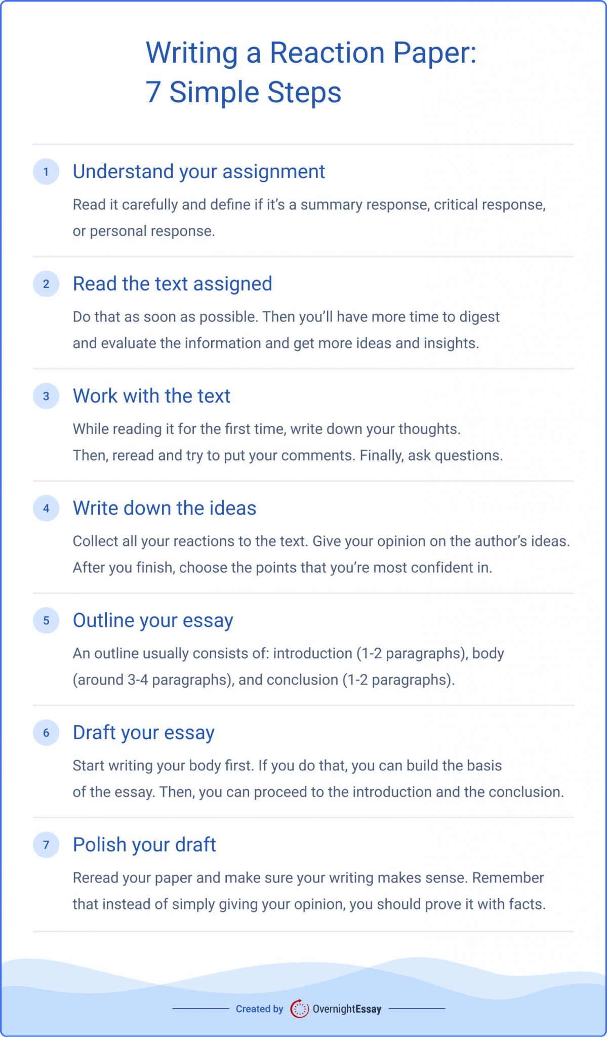 How To Write A Formal Reaction Paper