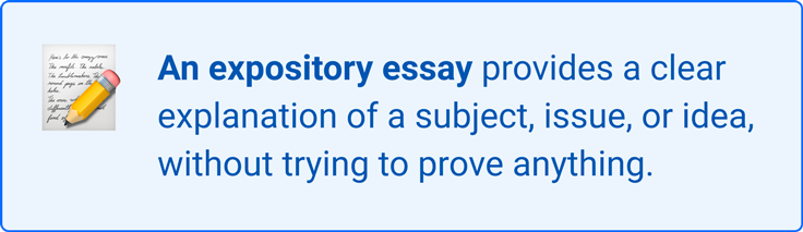forms of expository writing
