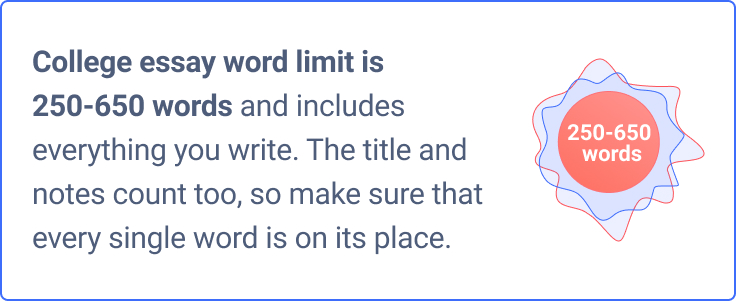 can you go over college essay word limit