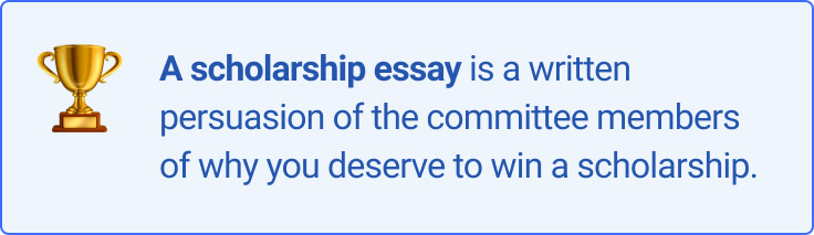 scholarship essay need title