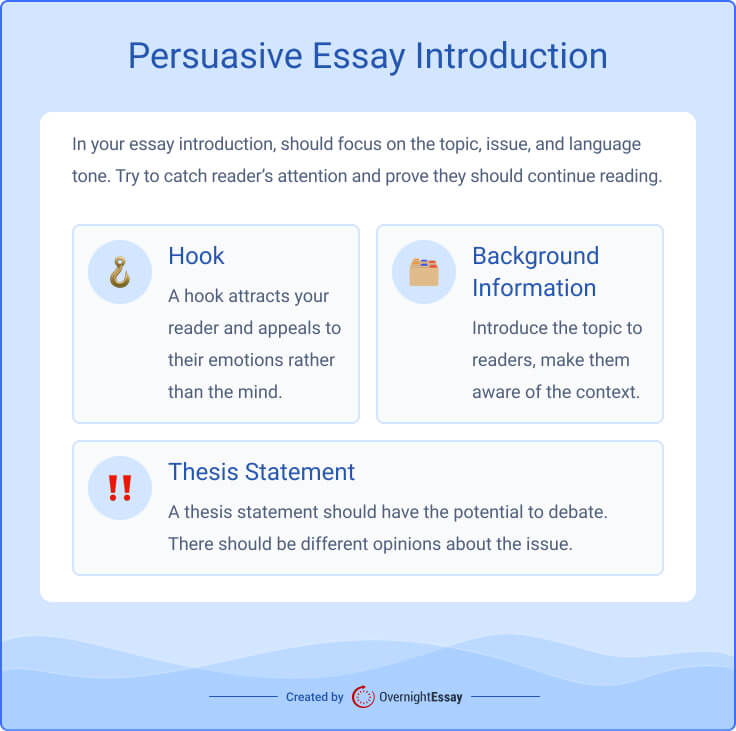 what should an persuasive essay include