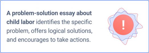 problem solution essay about child labor