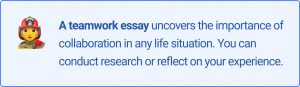 essay related to teamwork