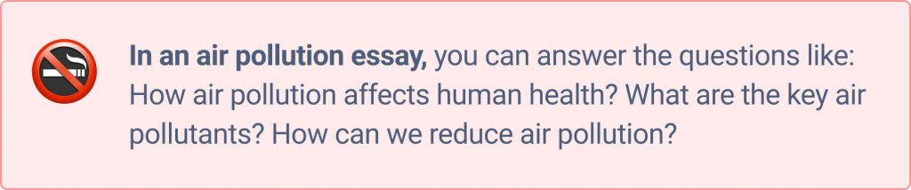 air pollution issues essay