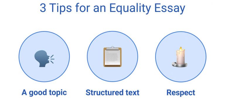 write a short essay about how to promote equality among us