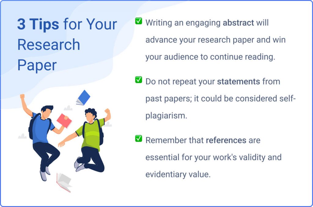 3 Tips for your research paper.