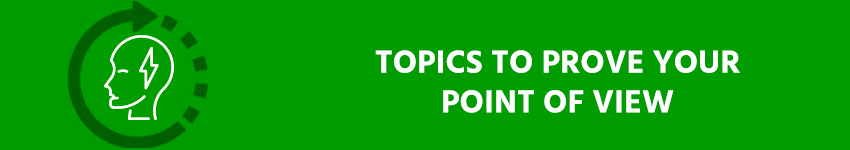 Point of view essay topics
